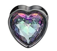 Tapón de acero para túnel de carne, medidor de oreja, doble llamarada, extensor, tamaño disponible, 0 g (8 mm) a 1 pulgada (25 mm) (1 par), 9/16 = 14mm, Madera Silicona Piedra, Sin gemas.