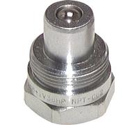 Tapón de acoplamiento hidráulico de acero con rosca NPT hembra de 3/8 pulgadas