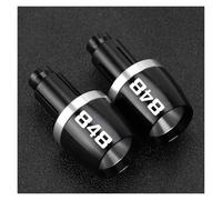 TapóN De Agarre para Ducati 848 EVO 848evo | Extremos Del Manillar(Silver)