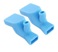 Tapón de agua de silicona Faucet - 2 piezas portable Baby Faucet Extender Spout Cover | Soft Sink Spout Cover for Bathroom & Kitchen - Toddler Handwashing Helper Attachment for Kids, Children, Travel