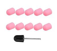 Tapón de Arena para Pulidor de Uñas Rosa 10 Piezas