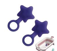 Tapón de baño para niños, 3 x 3 x 1,5 cm, silicona a prueba de fugas, juego de sellado seguro, bonito tapón de drenaje de estrellas, diseño ajustado con protección, mejora la seguridad para el hogar