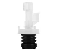 Tapón de Bomba de Desagüe para Lavadora, 38mm, Negro ABS | Malla Filtrante y Tapa Plástica, Captura Residuos, Protege la Bomba, Recambio Rápido para Mantenimiento