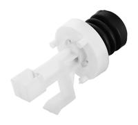 Tapón de Bomba de Lavadora Negro ABS 38mm, Evita Obstrucciones | Tapa Plástica y Malla Filtrante Incluidas, para Mantenimiento del Desagüe en Lavadoras de Carga Frontal