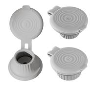 Tapón de botella de 3 piezas, dispensador invertido, champú de gravedad para drenar lociones, adaptador de dosificador de fugas, tapa direccional para baño