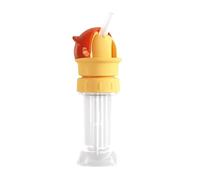 Tapón de botella de agua genérico con paja, universal impermeable y reutilizable, adaptador de tapón para botella de agua con paja, para jugo de soda y otras bebidas, protege la de