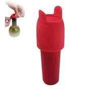 Tapón de botella de silicona de 8 x 2,8 cm, hermético, reutilizable, para botellas de vino, tapón de silicona reutilizable, mantiene la carne para vino, cerveza, champán, alcohol, vinos espumosos