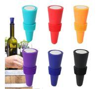 Tapón De Botella De Vino 6 Piezas De Cápsulas De Conservación Para El | Tapón de llenado para botellas para cocina, bar, fiestas, bodas, vacaciones, champán