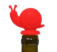 Tapón de botella de vino - Accesorio de tapones de silicona con forma 3D de caracol, tapón de botella de colores - para casa, cocina, cerveza, salsa de soja, vinagre,