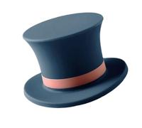 Tapón de botella de vino, Corchos para botellas de vino - de de silicona con forma de sombrero,Sellador de cerveza, tapones decorativos para botellas de champán, corchos de reutilizables par