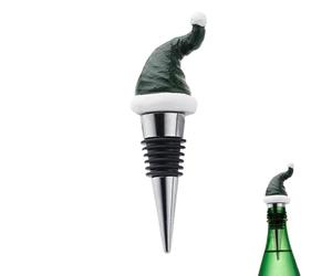 Tapón de botella de vino de Navidad,Tapón de vino de sombrero de Navidad | Decoración navideña con tapón de botella navideña - Botellas de licor de de oliva, corcho de, decoración de invierno par