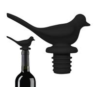 Tapón de botella de vino de silicona, porta vino para pájaros - guardián de la frescura, tapón reutilizable de botella de champán para cerveza para mujeres y hombres