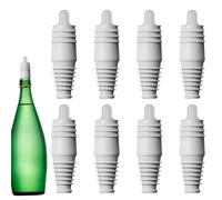 Tapón de botella de vino - impermeables flexibles reutilizables | Tapones de champán de silicona - para champán de viaje, casa, bar, fiesta, restaurante