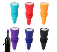 Tapón De Botella De Vino,Juego De 6 Unidades De Tapones Selladores Para La Conservación Del Vino,Cierre Conservador De Botellas | Para Bar, Reunión, Boda, Vacaciones, Champagne, Cerveza Y Bebidas