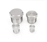 Tapón de cabeza avellanada macho de acero inoxidable 316 304 de 1/8", 1/4", 3/8", 1/2", 3/4", 1", 1-1/4", 1-1/2", 2", con cabeza cuadrada(NPT,SS316_1-1/2")
