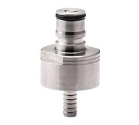 Tapón De Carbonatación De Acero Inoxidable - Conector De Carbonatación De Soda De 2 Pulgadas | Accesorios De Llenado, Contador De Piezas Para Cerveza, Bebida, Agua, Jugo De Frutas, Preparación De Dom