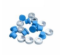 Tapón de caucho butílico for botellas anaeróbicas con tapa de aluminio - Paquete de 100 unidades for tubos de 20 mm(Cap w Stopper 100pcs)