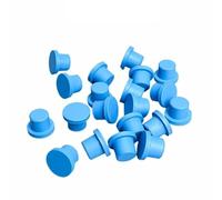 Tapón de caucho butílico for botellas anaeróbicas con tapa de aluminio - Paquete de 100 unidades for tubos de 20 mm(Butyl Stopper 100pcs)