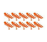 Tapón de cebo para carpas, Tapón de cebo para pesca de carpas, 10 cuentas para tope de cebo de pesca, Engranaje de anzuelo de pesca, accesorios de cuentas, gancho de aparejo terminal para cuentas para