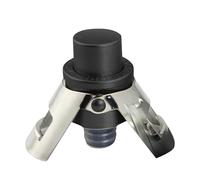 Tapón de champán - acero inoxidable ABS 6 x 3,5 cm, diseño duradero | tapón de vino de acero inoxidable bomba integrada, celebraciones festivas, bodas | Conservador de botellas Cava para el - u