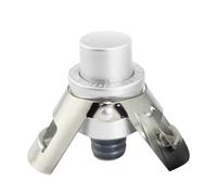 Tapón de champán - Acero inoxidable ABS 6 x 3,5 cm | Tapón de vino espumoso de acero inoxidable Bomba de presión de doble asa conservador de sello | para de frescura de vino, celebraciones y
