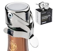 Tapón de Champán Kloveo - Tapónes de botella de champán WAF de grado profesional - Ideal para Vinos Espumosos, Cava, y Prosecco - Sistema de Sellado Patentados (sin Bomba de Presión)