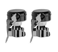 Tapón de champán y tapón de vino, tapón de champán hermético reutilizable de acero inoxidable con junta de silicona, tapón de champán para champán, vino (6,5 × 3,8 cm)