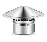 Tapón de chimenea con Sn, acero inoxidable, evita los desechos y los animales, ideal para ventilación de tuberías, chimeneas, estufas y techos