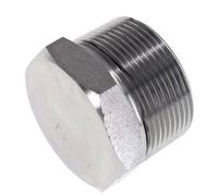 Tapón de cierre de acero galvanizado de 1 1/2'' NPT macho con hexágono exterior de 70 bares
