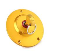Tapón de Combustible para Motocicleta Suzuki GSXR 1000 600 750 GSF 1200S y 1250 Bandit Protector de depósito de Combustible con Llave (Dorado)