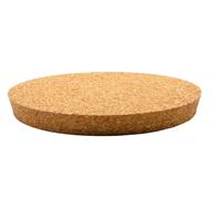 Tapón de Corcho de Gran Tamaño 200/189 mm, Altura 20 mm - Base para Macetas, Recipientes Resistentes al Calor, Ecológico