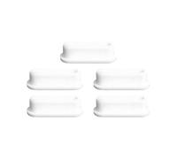 Tapón de de bañera - Tapón de silicona para orificio lateral de 5 piezas | Cubierta de repuesto de sellado de junta de lavabo para fregadero, cocina, baño, lavandería, encimera, barra