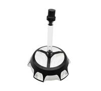 Tapón de depósito de Gasolina de Aluminio CNC de 50 mm para Motocicletas, Accesorios y repuestos de Motocross, Tapa Universal para depósito de Gasolina (Negra).