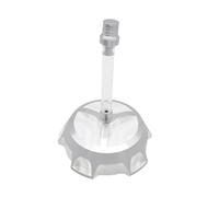 Tapón de depósito de Gasolina de Aluminio CNC de 50 mm para Motocicletas, Accesorios y repuestos de Motocross, Tapa Universal para depósito de Gasolina (Plateada).