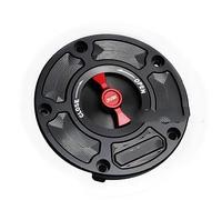 Tapón de Depósito de Para CLX 250 700 CL-X TODOS los años Tapa tanque combustible, cubierta relleno, protecciones sin llave Tapones de aceite para(Black Red CLX250)