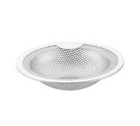 Tapón de desagüe para fregadero de cocina, protector de alcantarillado, cesta de malla individual para baño doméstico, acero inoxidable, antiobstrucciones con borde ancho, artículos sanitarios, tamiz
