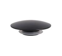 Tapón de desagüe para lavabo, 66 mm, color negro mate, tapón de drenaje para lavabo de baño, pieza de repuesto para lavabos de cocina o baño (1)