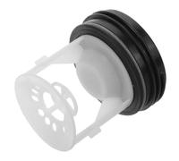 Tapón de Desagüe para Lavadora Filtro Lavadora de Plástico ABS | Repuesto para Bomba, Malla Filtrante Integrada, sin Tornillos, para Reparación del Hogar y Lavandería