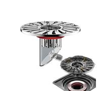 Tapón de drenaje antiolor, núcleo de drenaje de suelo, tapón de drenaje antiderrame, escurridor de agua de acero inoxidable, antireflujo y antiobstrucción, fácil instalación, para sótano y sal