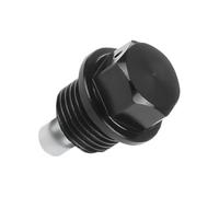 Tapón de Drenaje de Aceite, M14x1.5 Coche Aceite Cárter Rosca Tornillo, Drenaje Aceite Magnético Modificación Aleación de Titanio Apto para Coches Motos, Tapon Carter Magnetico (Negro/M14x1.25cm)