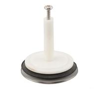 Tapón de drenaje de bañera con panel de 46 mm, barra ajustable, antiobstrucción, para lavabo de baño, repuesto blanco