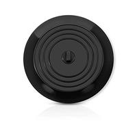 Tapón de Drenaje de Silicona - 15CM -✮GARANTÍA DE por Vida✮- Ventosa Flexible, Tapa Universal Impermeable - Fregadero de Cocina de Acero Inoxidable, Bañera, Inodoro (Negro)