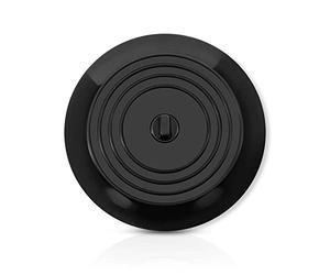 Tapón de Drenaje de Silicona - 15CM -✮GARANTÍA DE por Vida✮- Ventosa Flexible, Tapa Universal Impermeable - Fregadero de Cocina de Acero Inoxidable, Bañera, Inodoro (Negro)