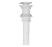 Tapón de drenaje emergente para lavabo de baño, desagüe de cuenca de cobre con función desodorizante, tapón antiobstrucción y resistente al óxido para uso doméstico, blanco (Sin agujero)