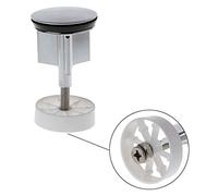 Tapón de drenaje emergente para lavabo, tapón de agua para fregadero, tamaño estándar europeo para baño