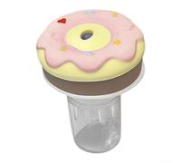 Tapón de drenaje para lavabo de baño, cubierta de drenaje desplegable de dona de porcelana para ducha y desagües de piso de agua, filtro de cierre a presión, accesorio decorativo para uso en baño