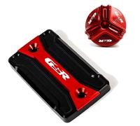 Tapón De Drenaje para Motocicleta, Tapa Llenado Aceite Motor, Cubierta Depósito Líquido Frenos Delantero para Suzuki GSR750 GSR400 GSR600 Reemplazo