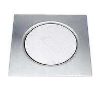 Tapón de Drenaje, Pedal de Acero Inoxidable Tipo de Rebote Tapón de Drenaje Rejilla de residuos Filtro para baño Aseo Lavadero Baño Cocina(03)