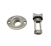 Tapón de drenaje profesional de acero inoxidable, tapón de drenaje para garboard, tapón de popa de fijación rápida, accesorio de acero inoxidable, tapón de acero inoxidable