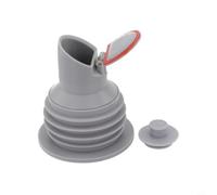 Tapón de drenaje, sellado mejorado de tuberías para tuberías de 75 mm, antiolor con válvula de cierre para drenaje de piso de baño (2# 60-65 mm)